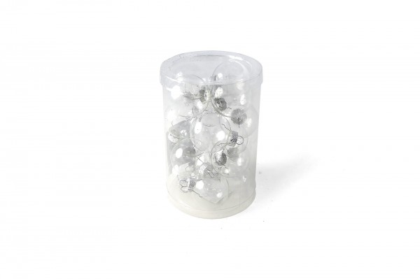 Mini-boules en verre brillant et mat 3,5 cm decofestive.fr 1553-ct