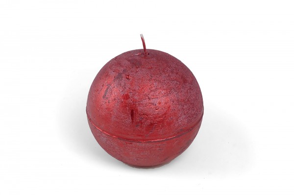 Bougie boule métallisée 8 cm decofestive.fr 1588-rg