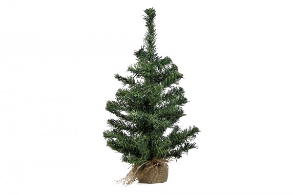 Sapin dans son sac de jute 45 cm decofestive.fr 1664-vf