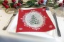 Serviette aspect tissu Mon beau sapin 40 x 40 cm decofestive.fr 2963-rg-1