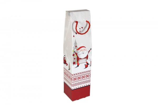 Boite bouteille déco Père Noël 38 cm decofestive.fr 4076