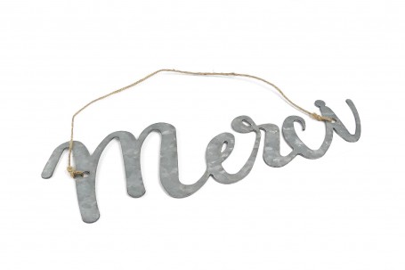 MERCI en zinc 30 x 10 cm decofestive.fr 4573-nt