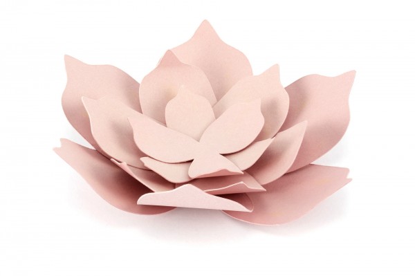 Fleur papier à assembler 7,5 à 8,5 cm decofestive.fr 5581-rp