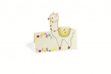 Marque-place Lama 8 x 8 cm decofestive.fr 5708-cl