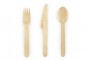 Couverts en bois - Set de 18 couverts 16 cm decofestive.fr 5904-nt