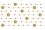 Guirlande de perles 1,30 m decofestive.fr 5988-or