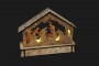 Crèche lumineuse en bois 17 cm decofestive.fr 6119-nt-1