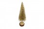 Sapin enneigé sur tronc 21 cm decofestive.fr 6681-or