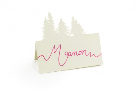 Marque-place sapin en carton 8 cm decofestive.fr 6687-bl