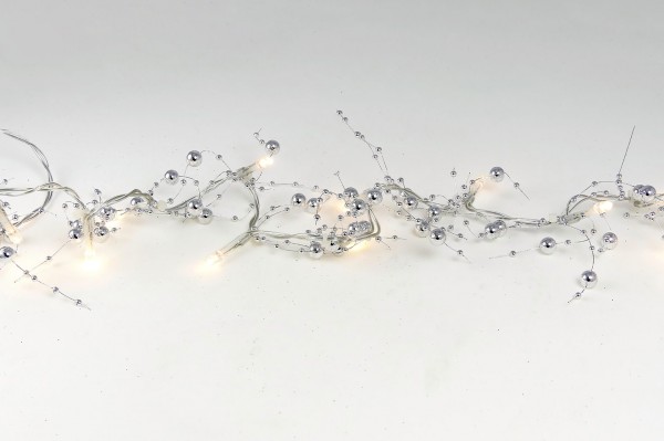Guirlande déco perles 20 Micro-LED 95 cm decofestive.fr 6813-ag