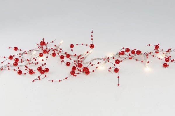 Guirlande déco perles 20 Micro-LED 95 cm decofestive.fr 6813-rg