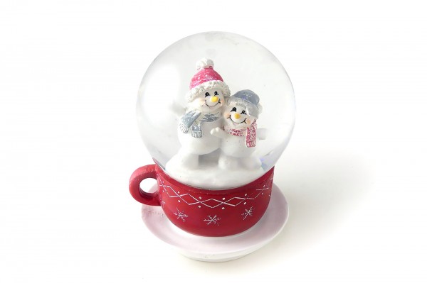 Boule à neige sur tasse (2 modèles) 14,5 cm decofestive.fr 6822-002