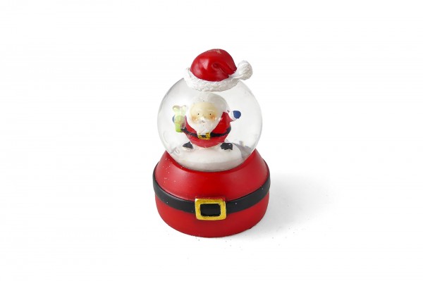 Boule à neige ceinture du Père-Noël (4 modèles) 7,8 cm decofestive.fr 6825-001