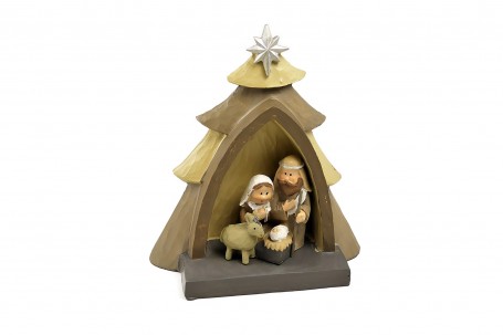 Crèche en résine 15,5 cm decofestive.fr 6839-zz