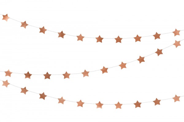Guirlande d'étoiles 3,60 m decofestive.fr 6434-rd