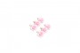 Rose en papier sur pince 3 cm decofestive.fr 6511-rp