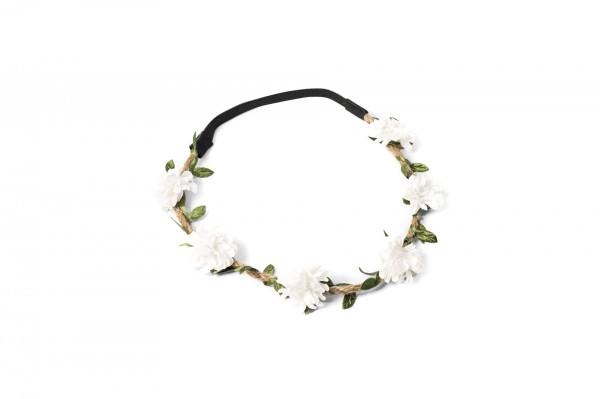 Headband à fleurs decofestive.fr 6516-bl