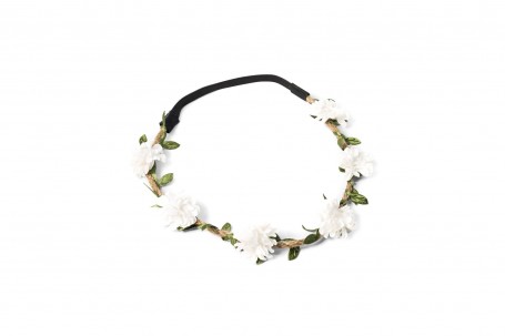 Headband à fleurs decofestive.fr 6516-bl