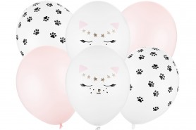 Mix ballons chat 30 cm decofestive.fr 6894-ca