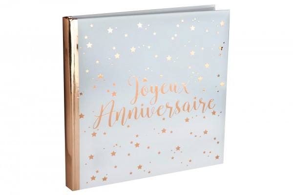 Livre d'or Joyeux anniversaire 24 cm decofestive.fr 6358-rd