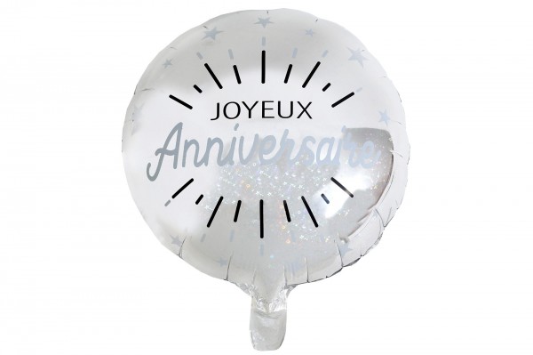 Ballon Anniversaire étincelant 45 cm decofestive.fr 6598-ag