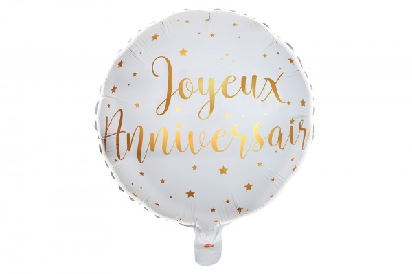 Ballon Joyeux anniversaire 45 cm decofestive.fr 6938-or