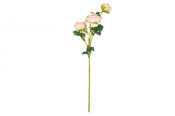 Branche de 3 renoncules rose poudré decofestive.fr 7552-rp