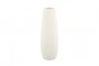 Vase en céramique blanche rainuré 22 cm decofestive.fr 8107-bl