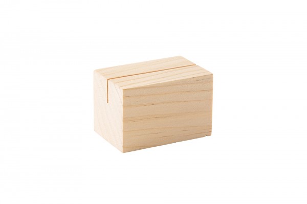 Support en bois pour menu et marque table 6 cm decofestive.fr 8678-nt
