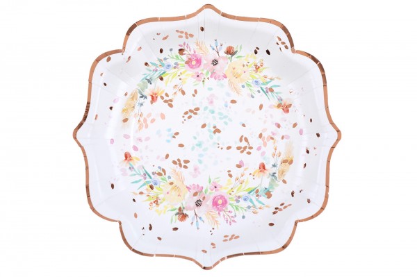 Assiette fleurie decofestive.fr 7348-zz