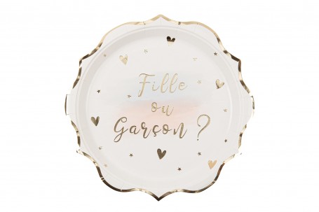 Assiette fille ou garçon ? decofestive.fr 7742-or