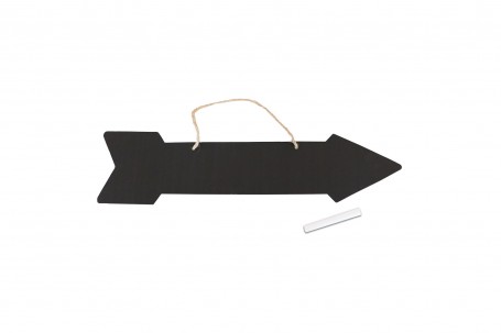 Flèche en carton noir ardoise 41 cm decofestive.fr 6468-no