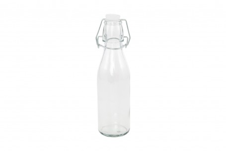 Bouteille de limonade en verre 20 cm decofestive.fr 6476-ct