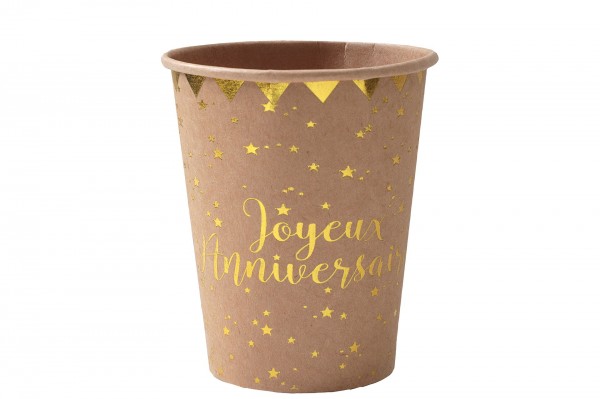 Gobelet Joyeux anniversaire 26 cl decofestive.fr 6357-kr