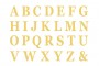 Lettres adhésives or 13,5 cm decofestive.fr 7751-or