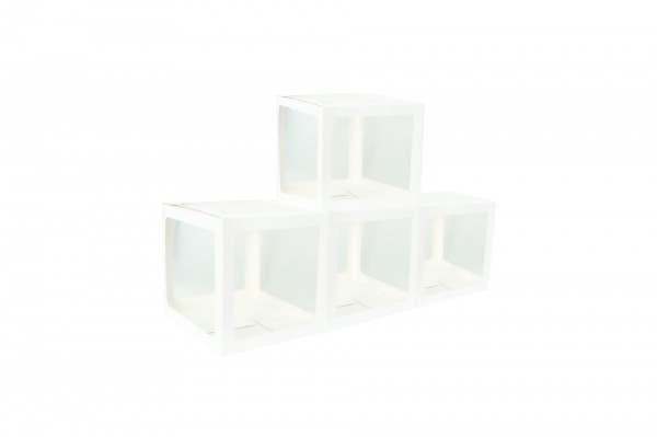 Cubes blanc pour ballons 30 cm decofestive.fr 7755-bl