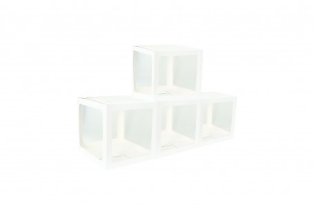 Cubes blanc pour ballons 30 cm decofestive.fr 7755-bl