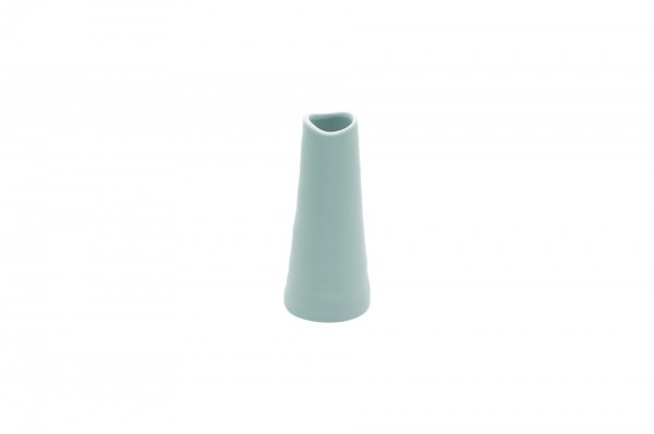 Vase catane céramique bleu brume 14 cm decofestive.fr 8272-be